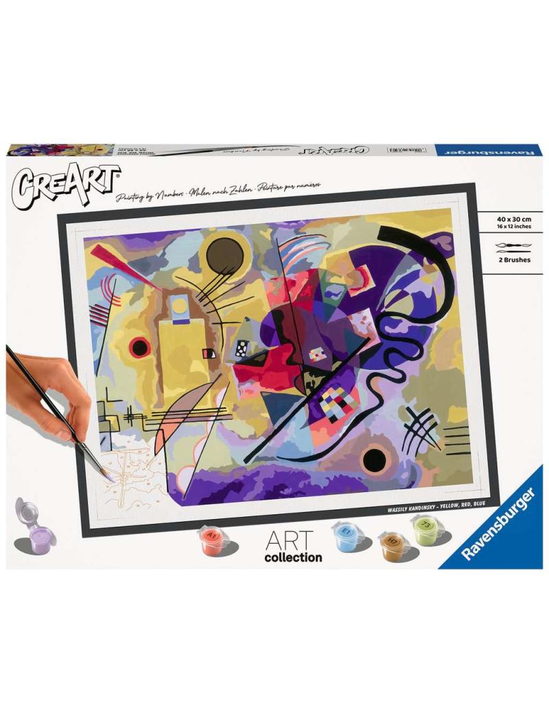 CreArt - 30x40cm - Kandinsky : Yellow, R
