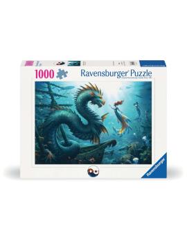 Dragon, sirène et tortues des profondeur