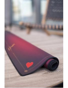 TAPIS CARTES PRESTIGE ROUGE 60X60 