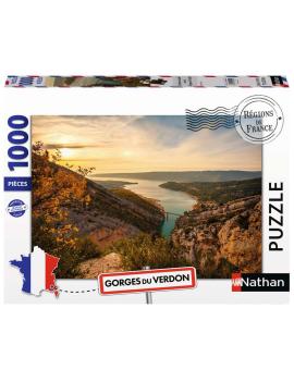 Coucher de soleil sur les Gorges du Verd