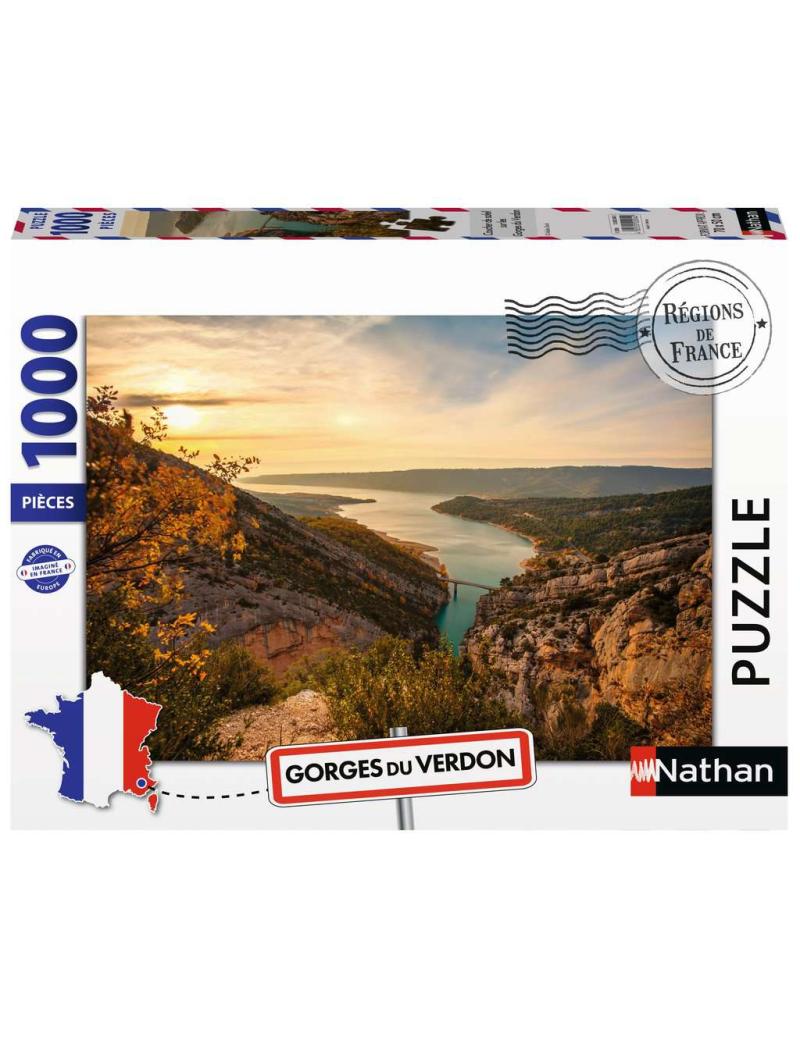 Coucher de soleil sur les Gorges du Verd