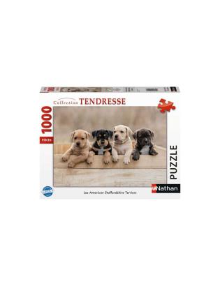 Nathan puzzle 1000 p - Les American Staf